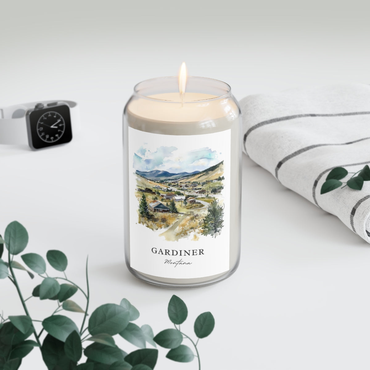 Gardiner, Montana scented soy candle