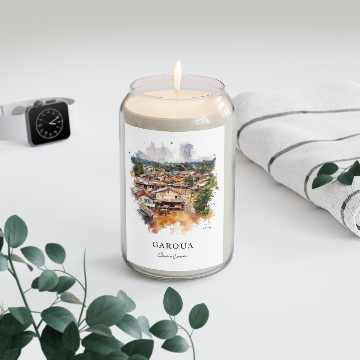 Garoua, Cameroon scented soy candle