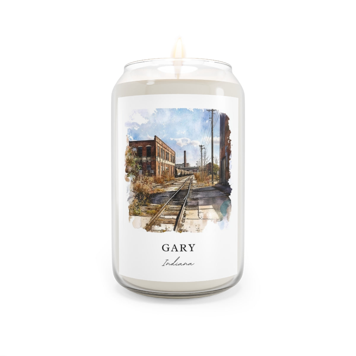 Gary, Indiana scented soy candle
