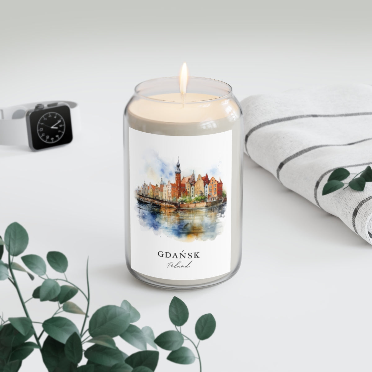 Gdańsk, Poland scented soy candle