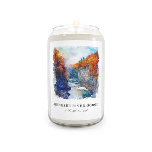 Genesee River Gorge, Letchworth, New York scented soy candle