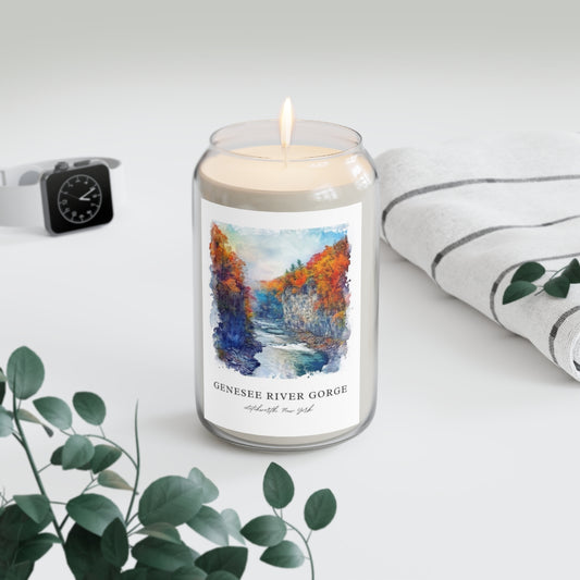Genesee River Gorge, Letchworth, New York scented soy candle