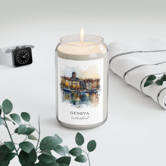 Geneva, Switzerland scented soy candle