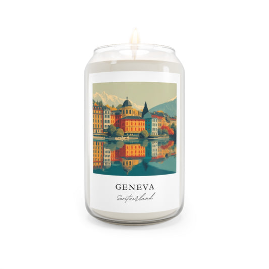 Geneva, Switzerland scented soy candle