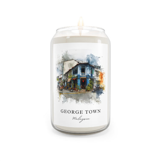 George Town, Malaysia scented soy candle