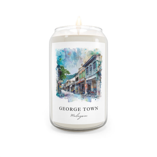 George Town, Malaysia scented soy candle