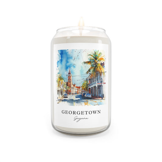 Georgetown, Guyana scented soy candle