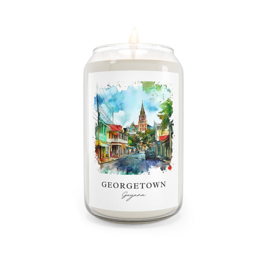 Georgetown, Guyana scented soy candle