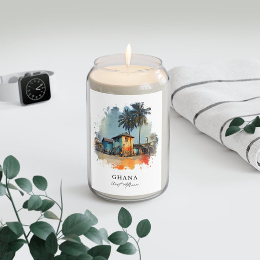 Ghana, West Africa scented soy candle
