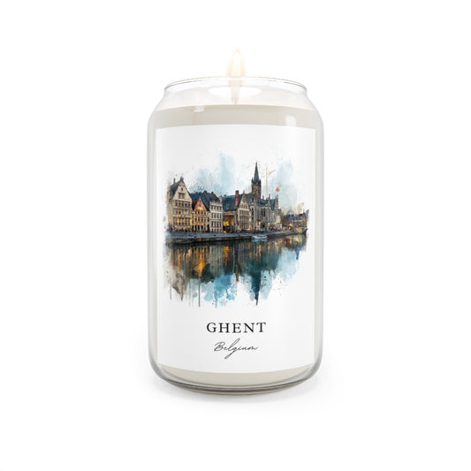Ghent, Belgium scented soy candle