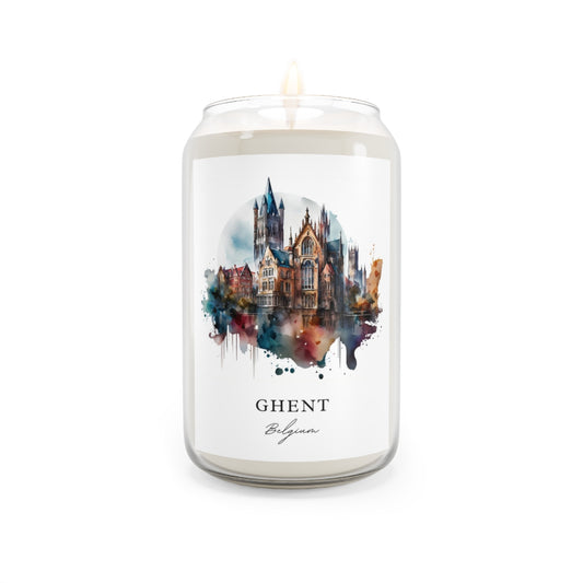 Ghent, Belgium scented soy candle
