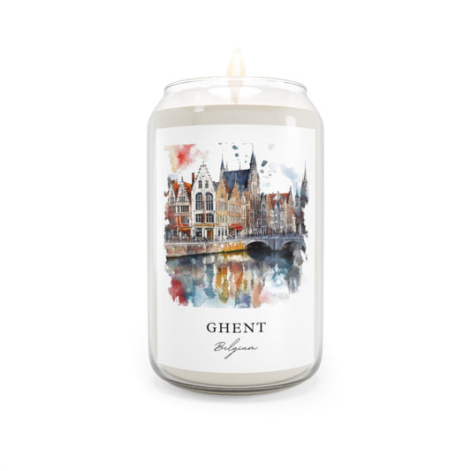 Ghent, Belgium scented soy candle