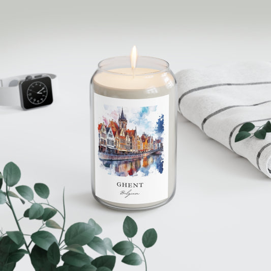 Ghent, Belgium scented soy candle