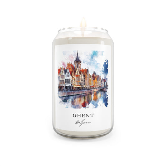 Ghent, Belgium scented soy candle