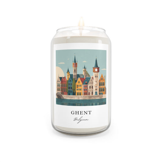 Ghent, Belgium scented soy candle