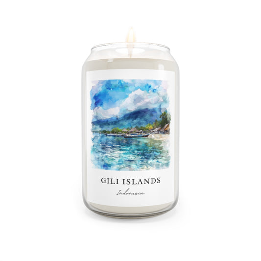 Gili Islands, Indonesia scented soy candle