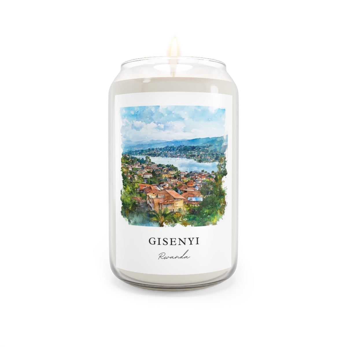 Gisenyi, Rwanda scented soy candle