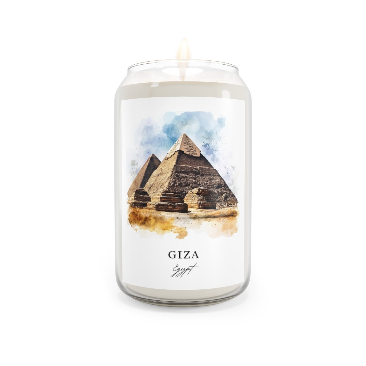 Giza, Egypt scented soy candle
