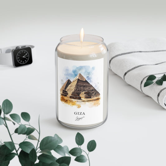Giza, Egypt scented soy candle