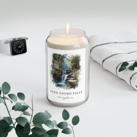 Glen Onoko Falls, Pennsylvania scented soy candle