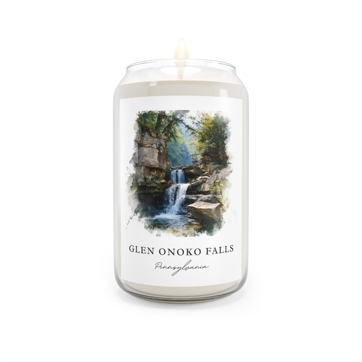 Glen Onoko Falls, Pennsylvania scented soy candle