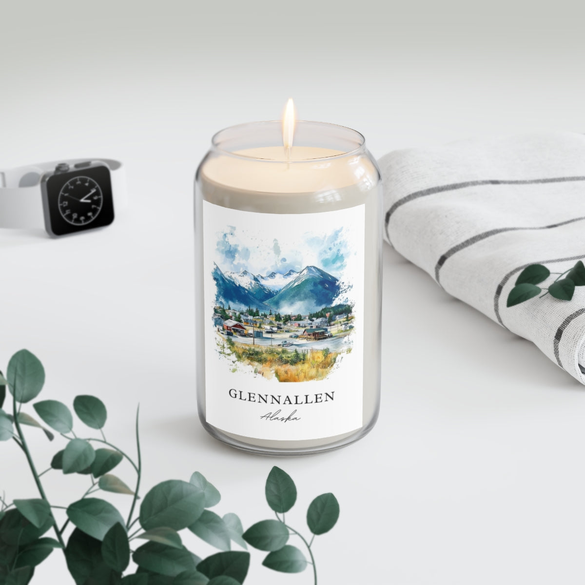 Glennallen, Alaska scented soy candle