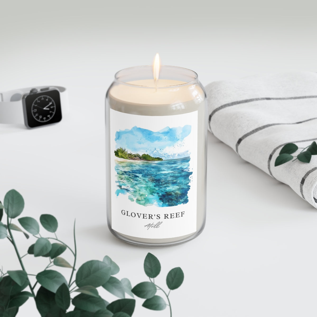 Glover's Reef, Atoll scented soy candle