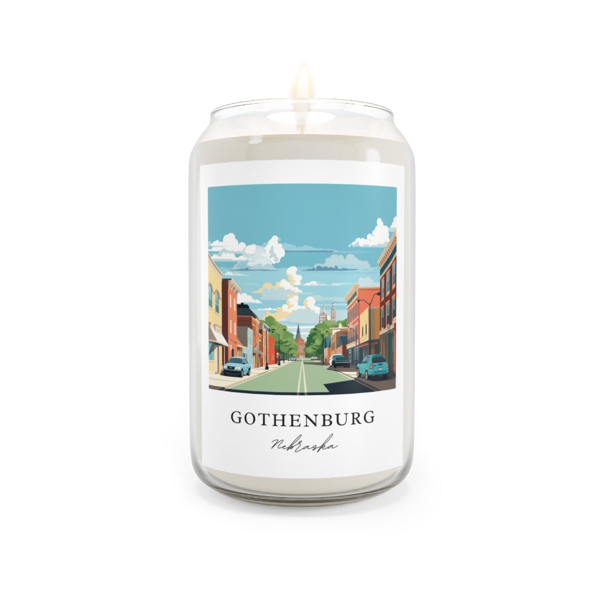 Gothenburg, Nebraska scented soy candle