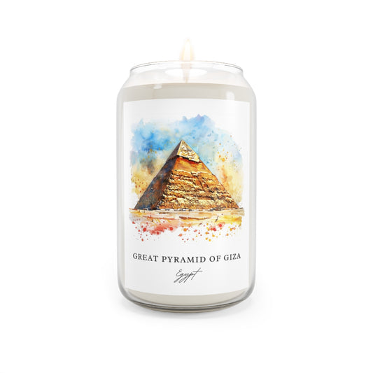 Great Pyramid Of Giza, Egypt scented soy candle