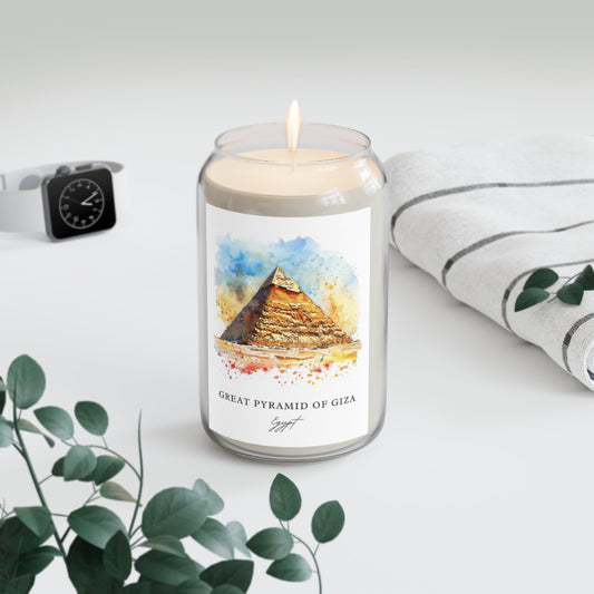 Great Pyramid Of Giza, Egypt scented soy candle