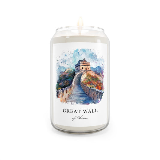 Great Wall, of China scented soy candle
