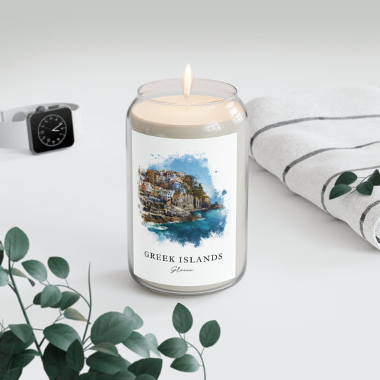 Greek Islands, Greece scented soy candle