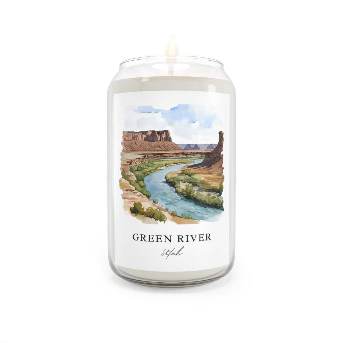 Green River, Utah scented soy candle