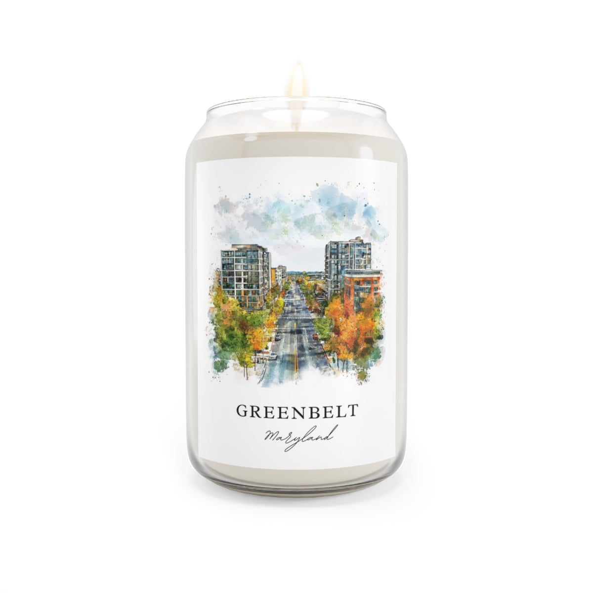 Greenbelt, Maryland scented soy candle