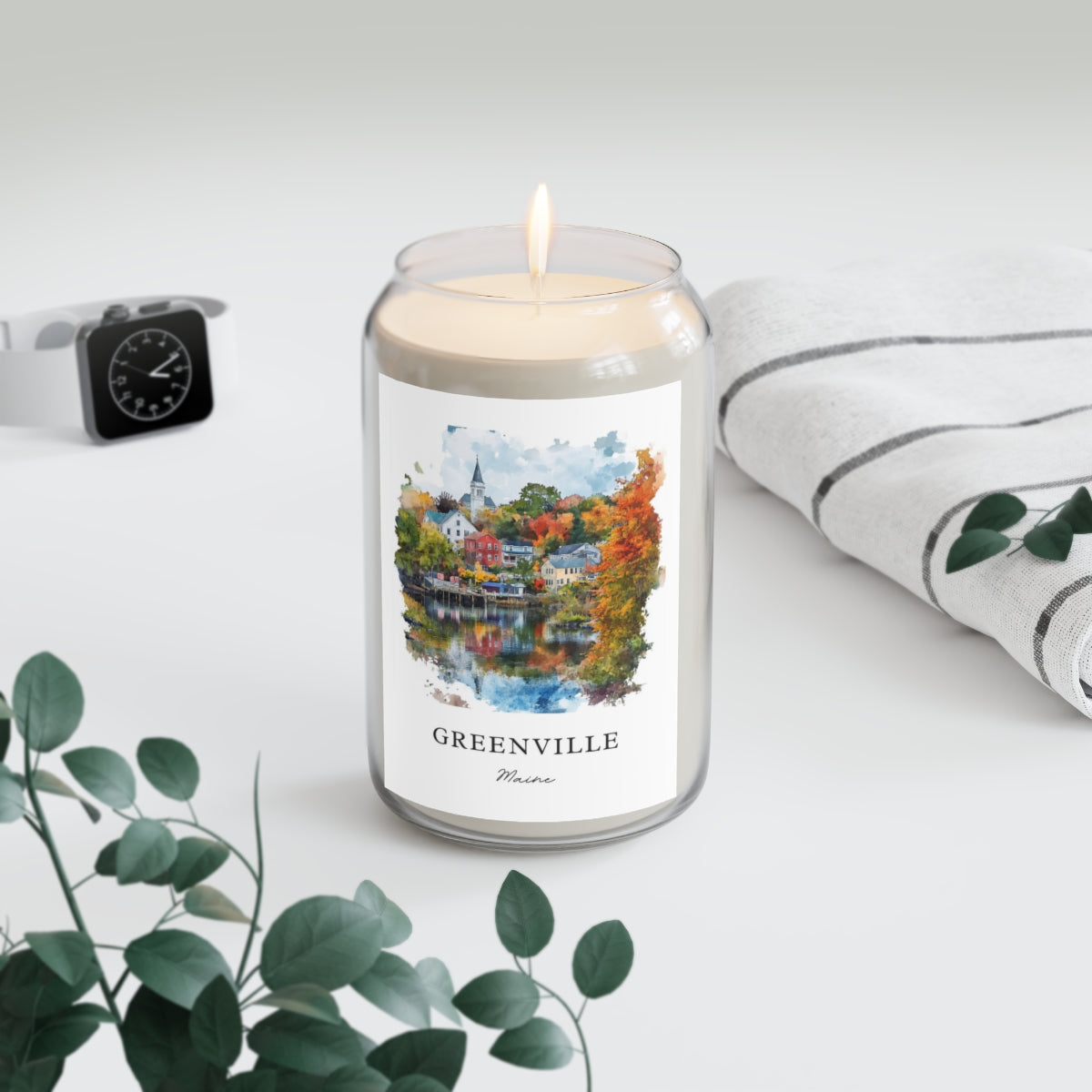 Greenville, Maine scented soy candle