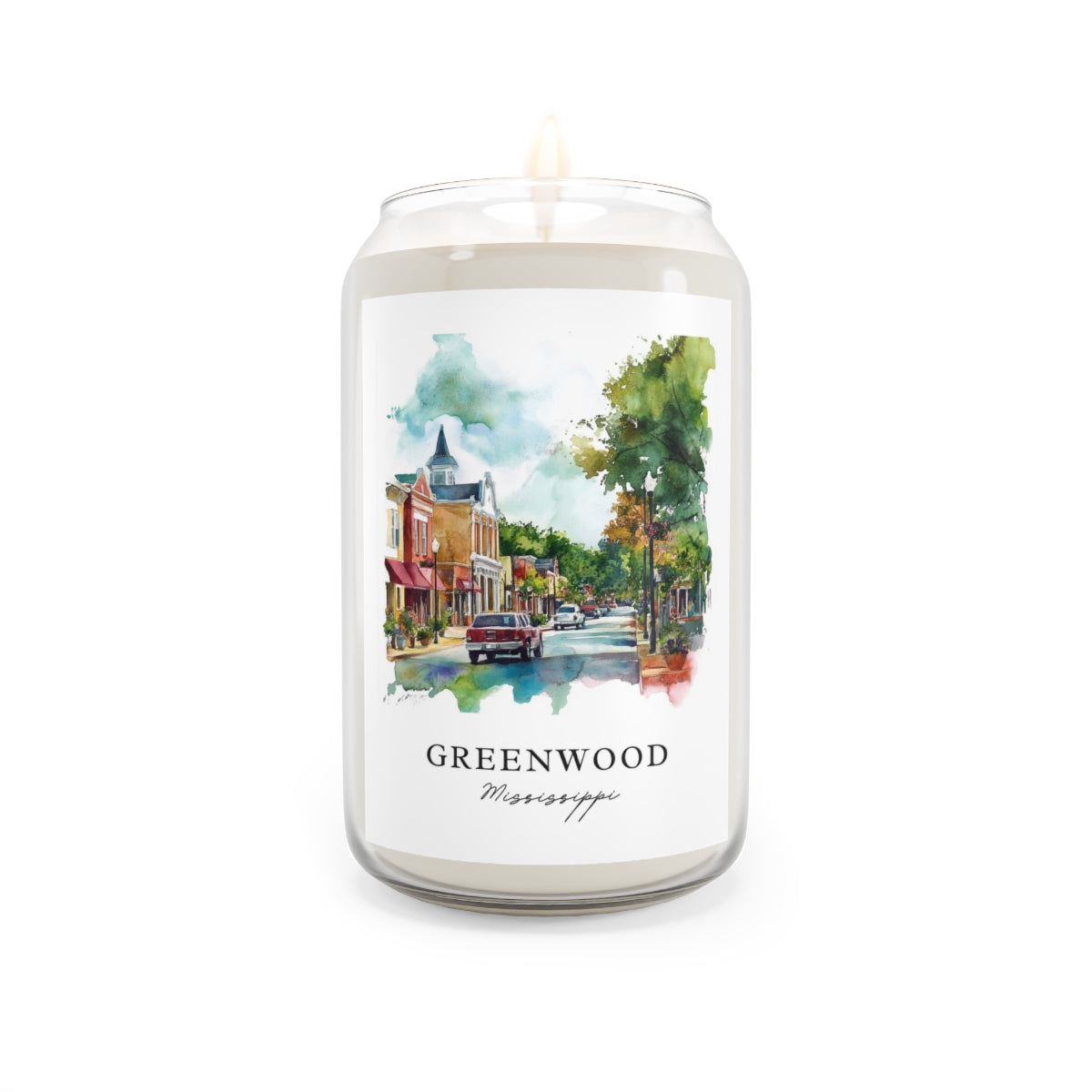 Greenwood, Mississippi scented soy candle