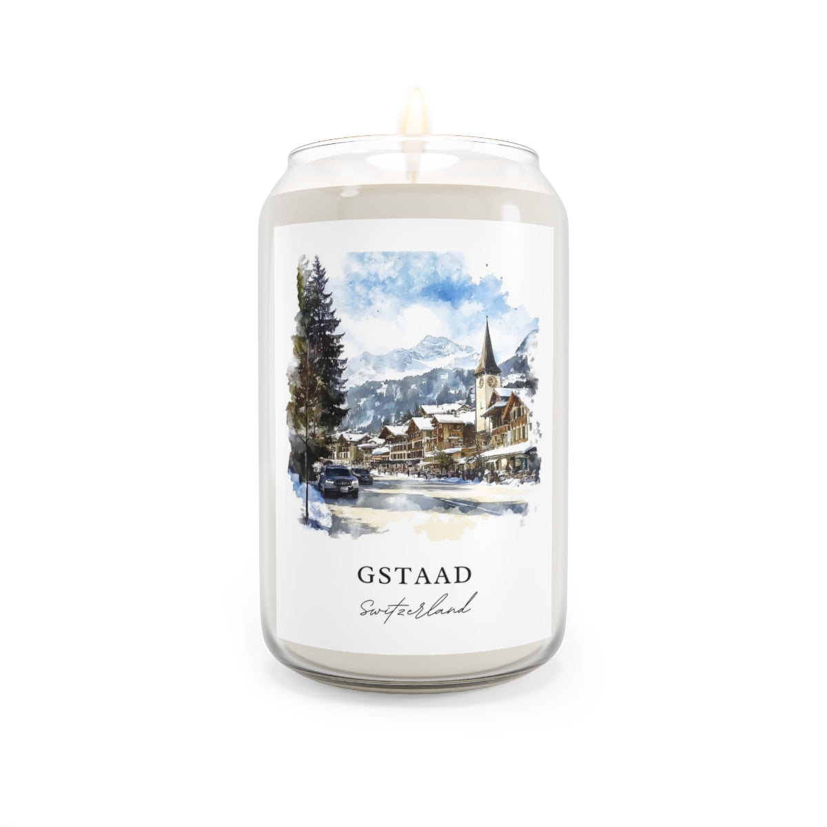 Gstaad, Switzerland scented soy candle