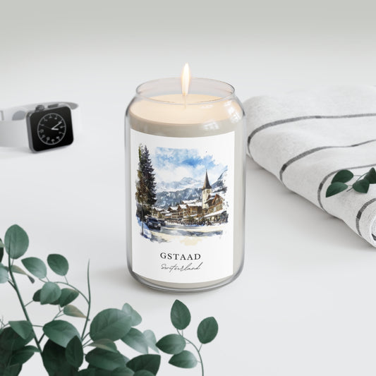 Gstaad, Switzerland scented soy candle