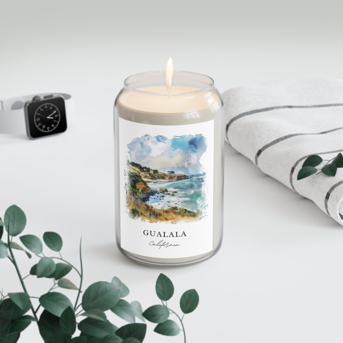 Gualala, California scented soy candle