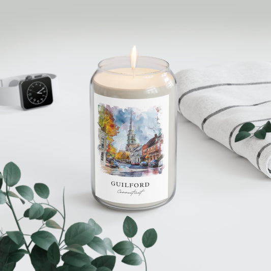 Guilford, Connecticut scented soy candle