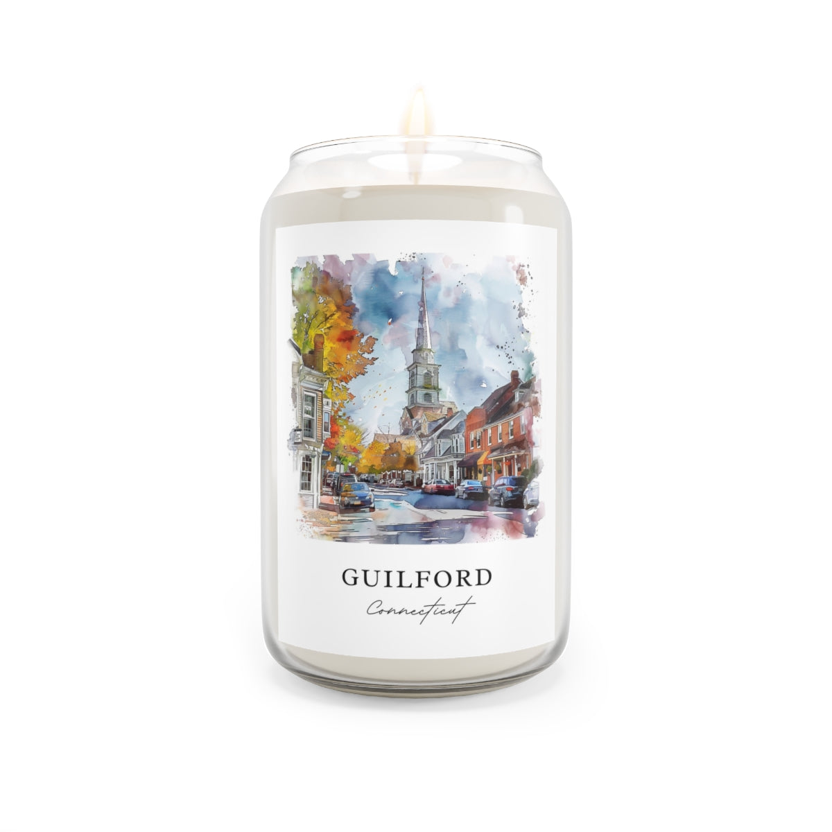 Guilford, Connecticut scented soy candle