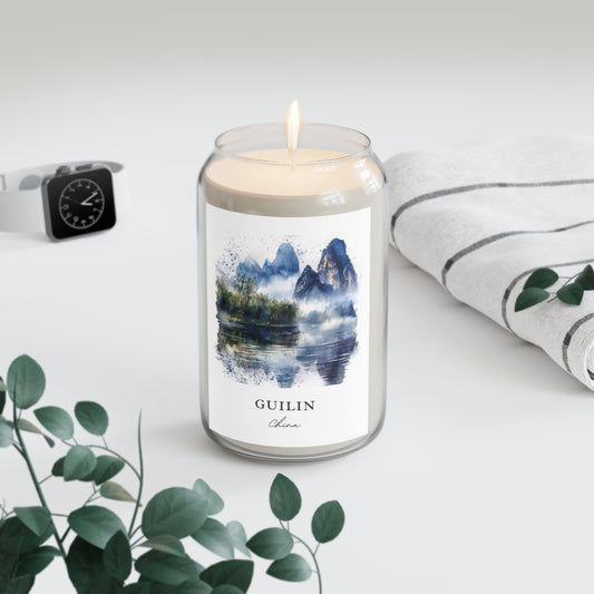Guilin, China scented soy candle