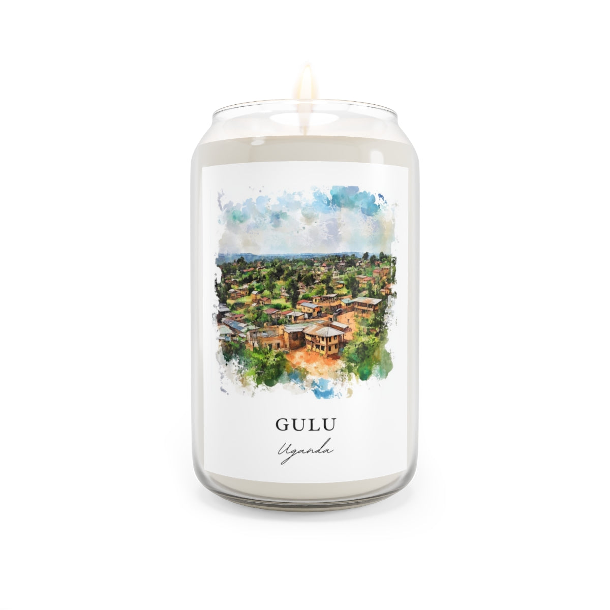 Gulu, Uganda scented soy candle