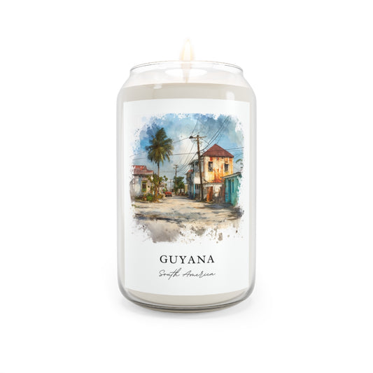 Guyana, South America scented soy candle