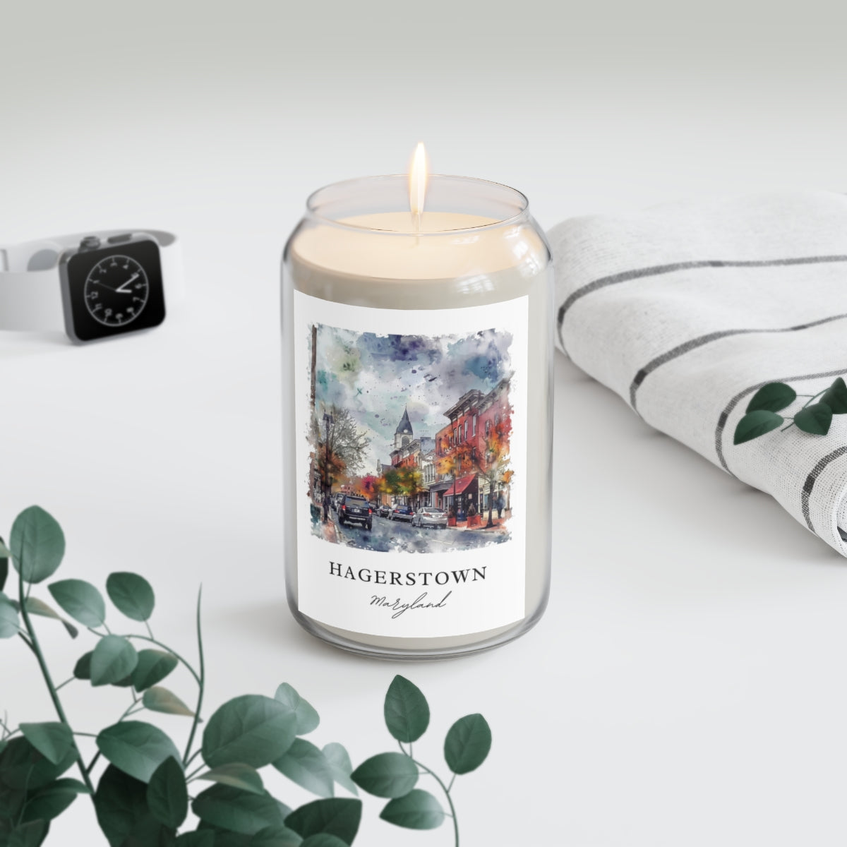 Hagerstown, Maryland scented soy candle