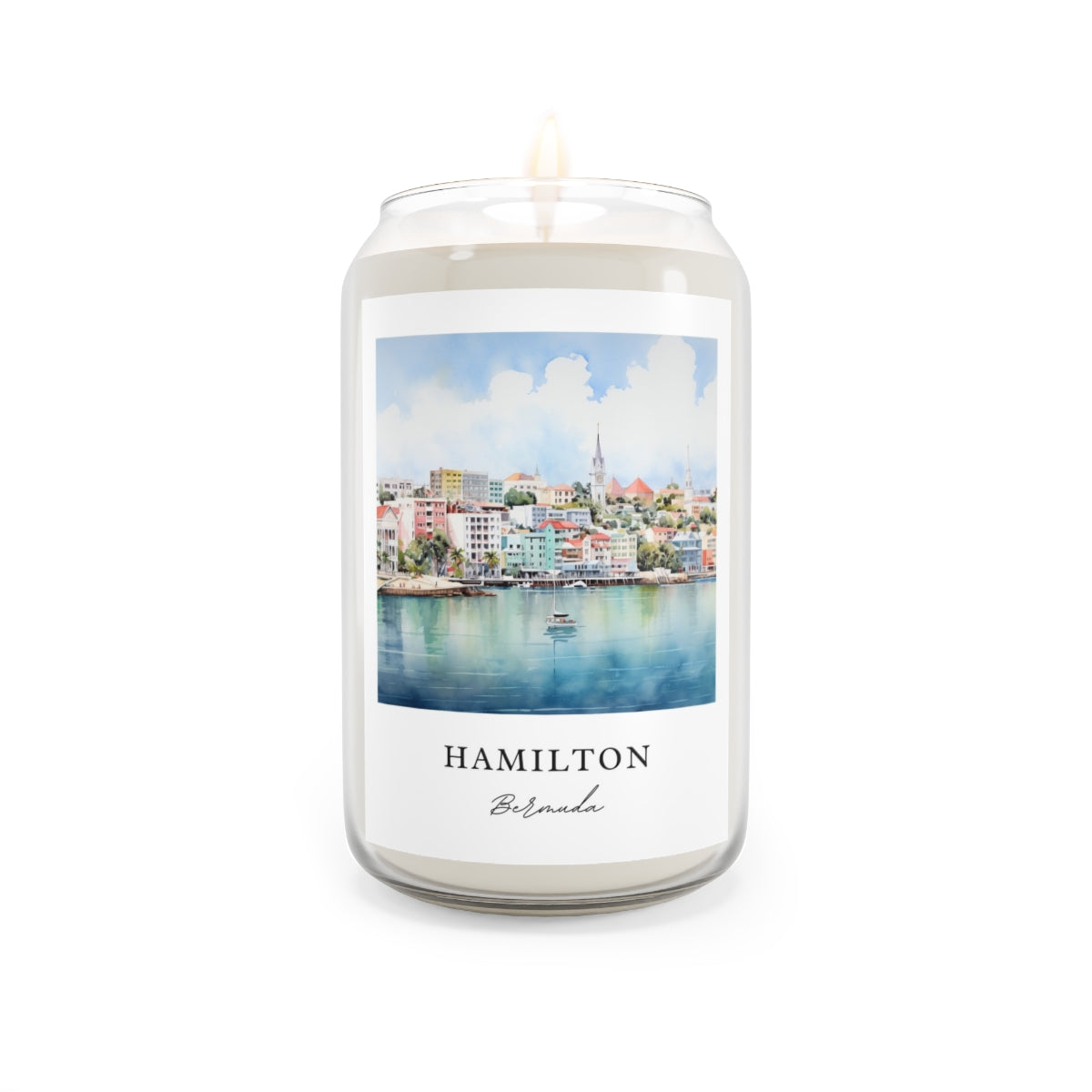 Hamilton, Bermuda scented soy candle
