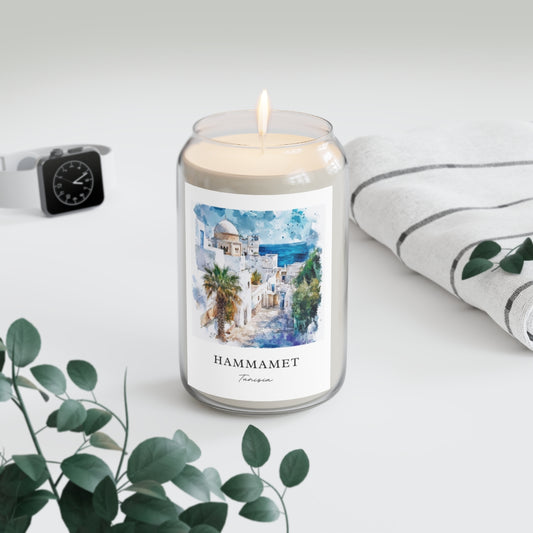 Hammamet, Tunisia scented soy candle