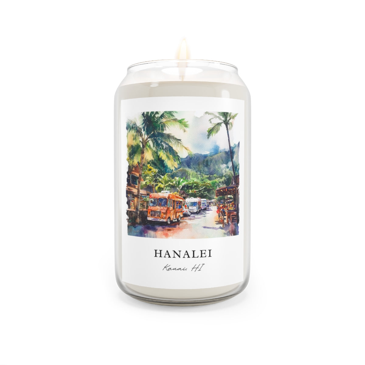 Hanalei, Kauai, HI scented soy candle