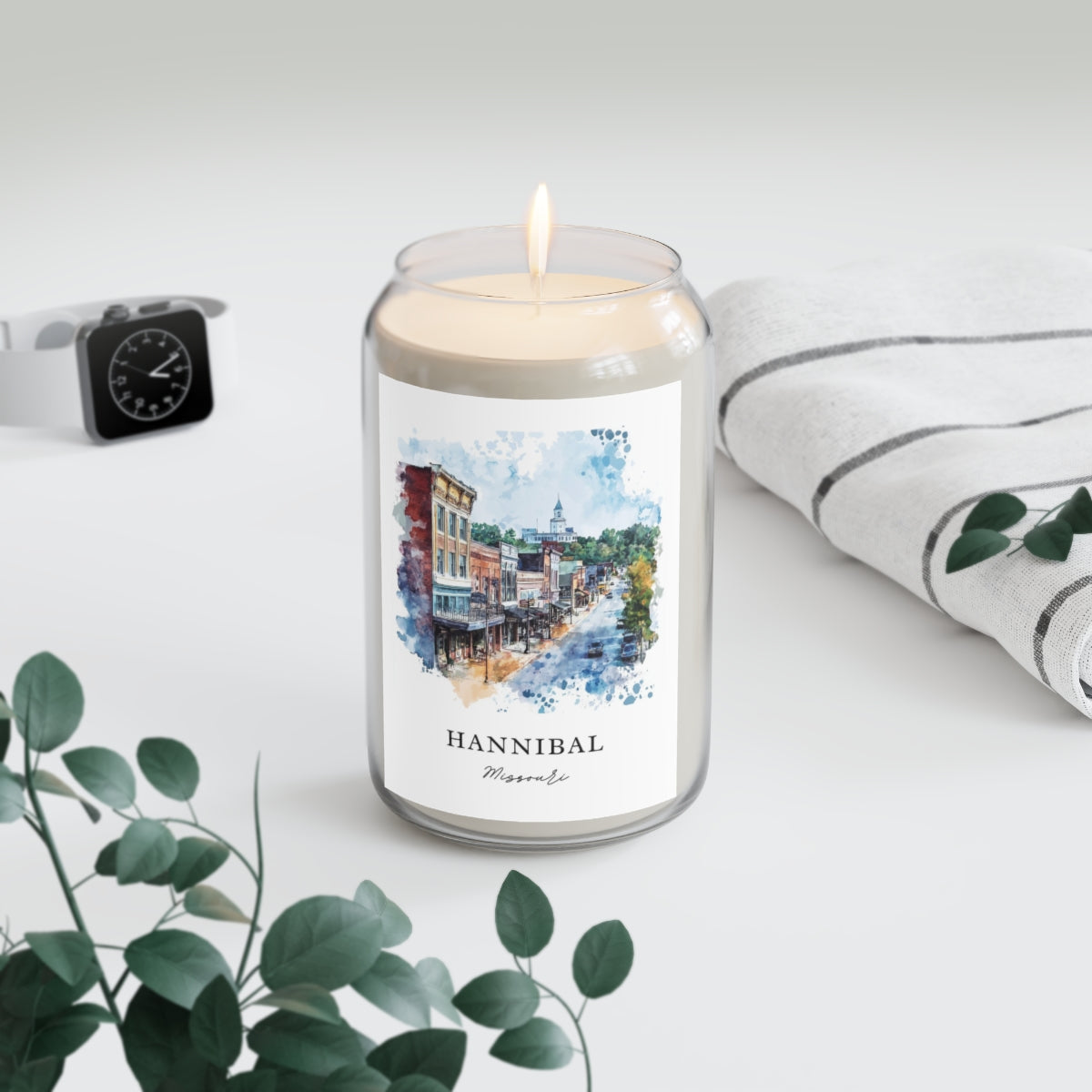 Hannibal, Missouri scented soy candle