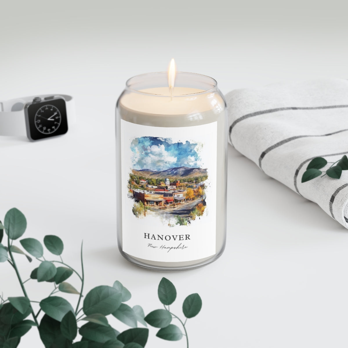 Hanover, New Hampshire scented soy candle